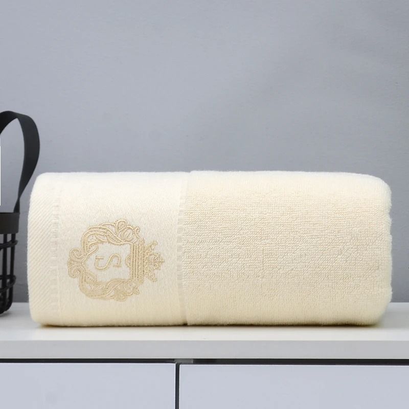 Bathroom Cotton Towel Soft Absorbent Hand and Bath Towel Set
