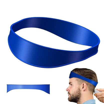 Silicone Haircut Guide Headband for Precise DIY Haircuts & Neckline Trimming