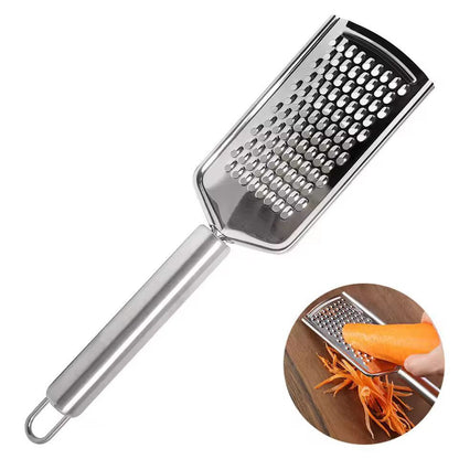 Elegant Micro-Blade Stainless Steel Grater – Premium Cheese, Carrot & Ginger Zester
