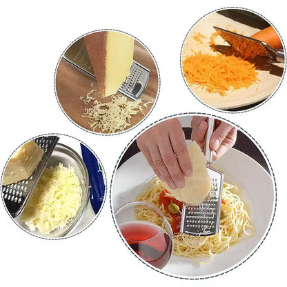 Elegant Micro-Blade Stainless Steel Grater – Premium Cheese, Carrot & Ginger Zester
