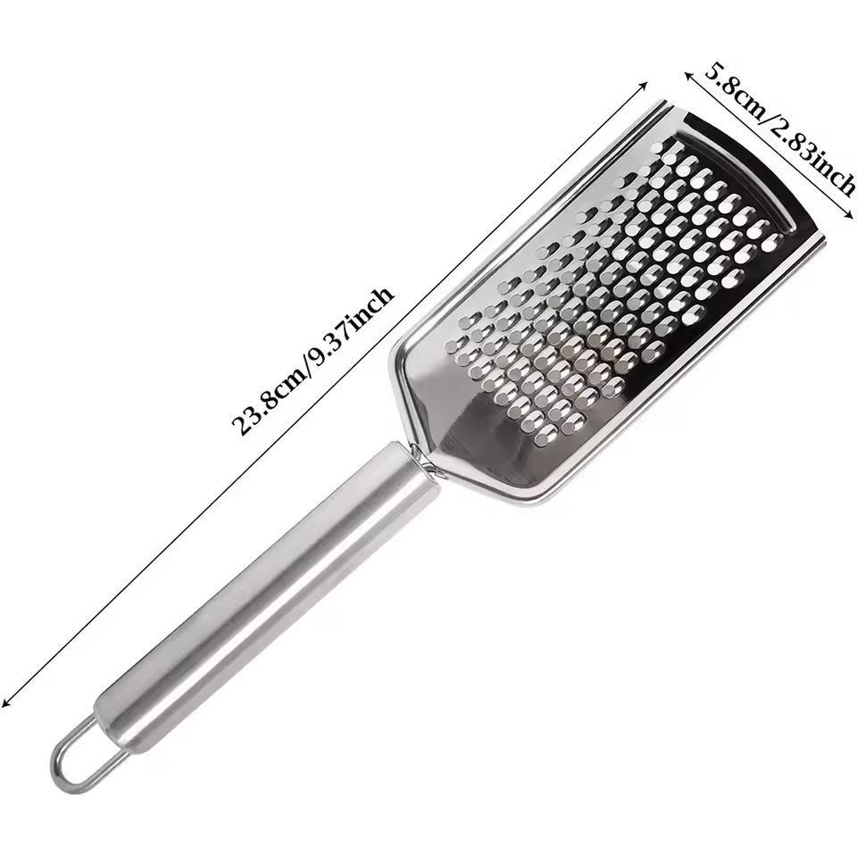 Elegant Micro-Blade Stainless Steel Grater – Premium Cheese, Carrot & Ginger Zester