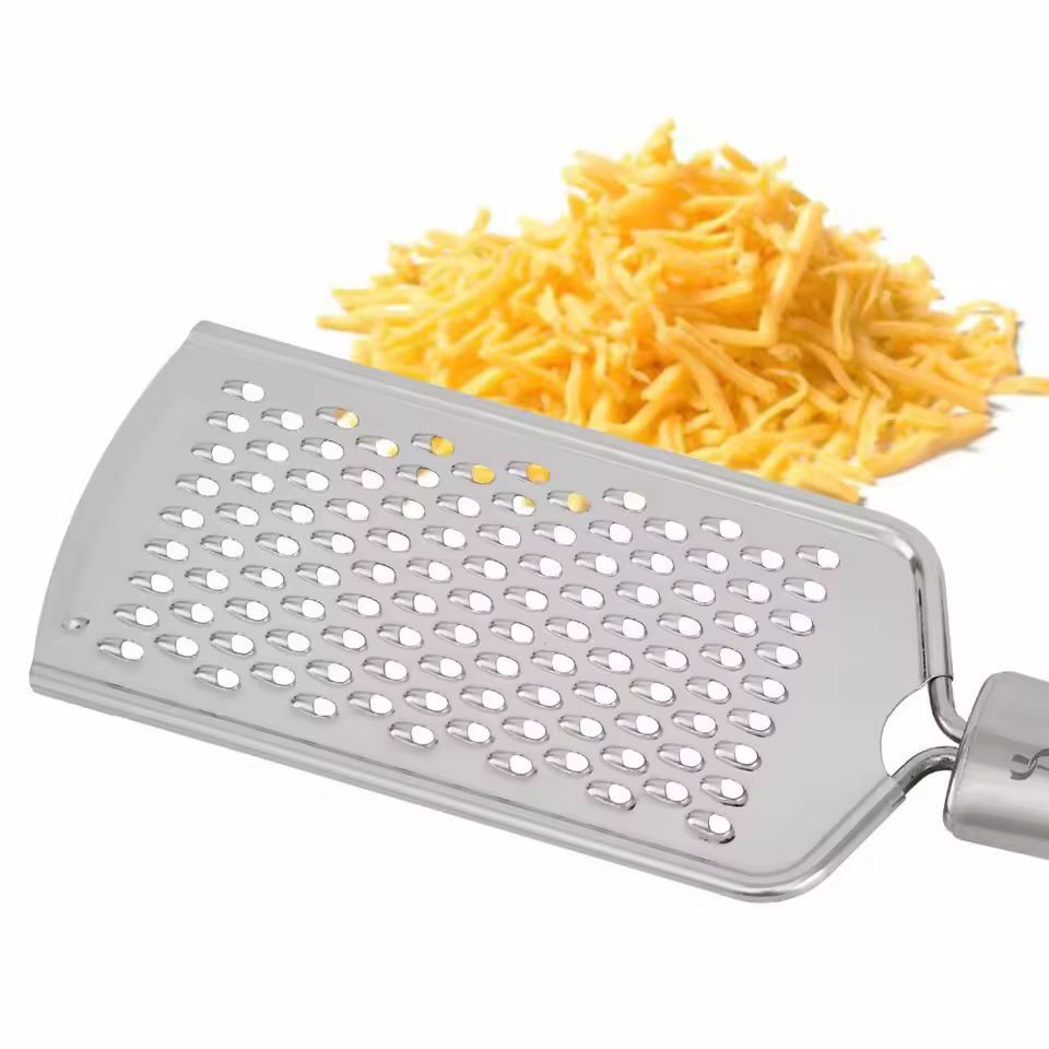 Elegant Micro-Blade Stainless Steel Grater – Premium Cheese, Carrot & Ginger Zester