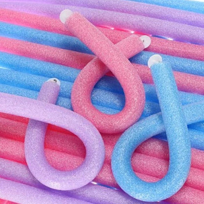 Universal Perm Curling Bar Sponge Hair Curling Sticks for Heatless Curls Set of 10