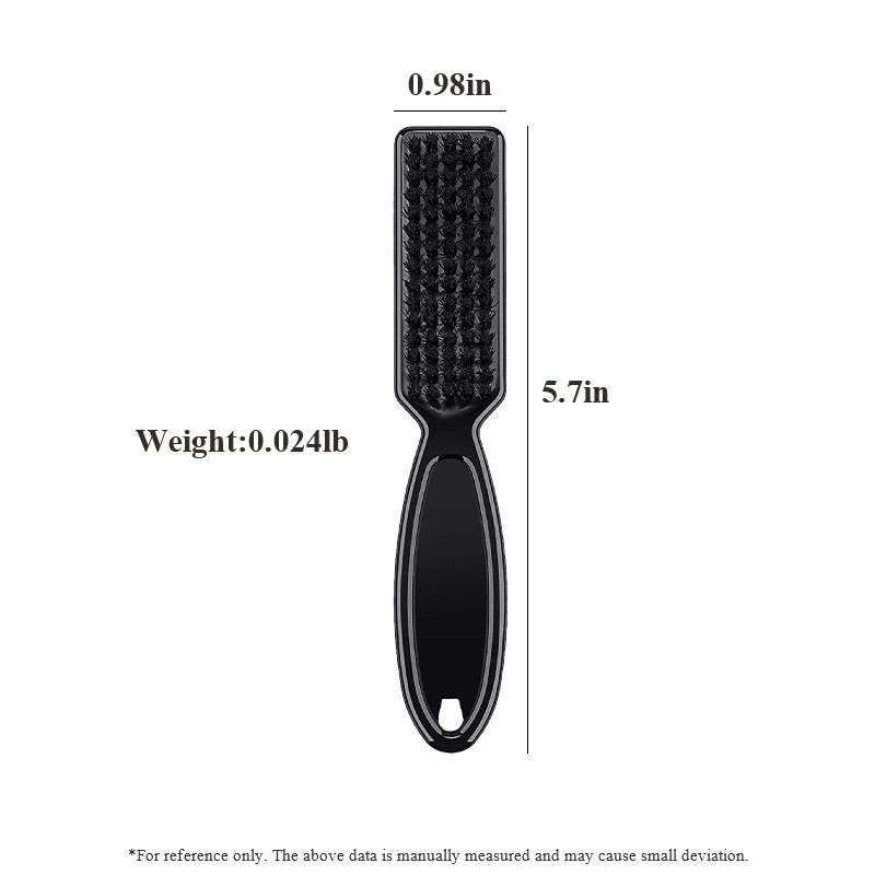 Black Small Beard Styling Brush Professional Shave Beard Brush
