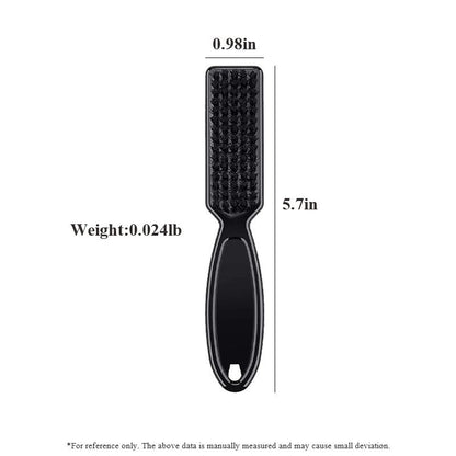 Black Small Beard Styling Brush Professional Shave Beard Brush