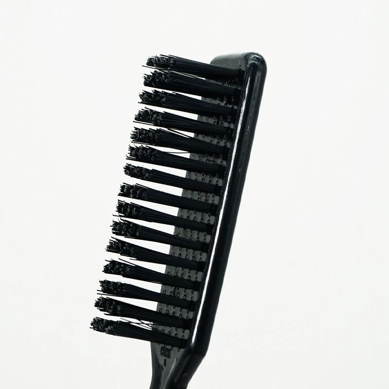 Black Small Beard Styling Brush Professional Shave Beard Brush