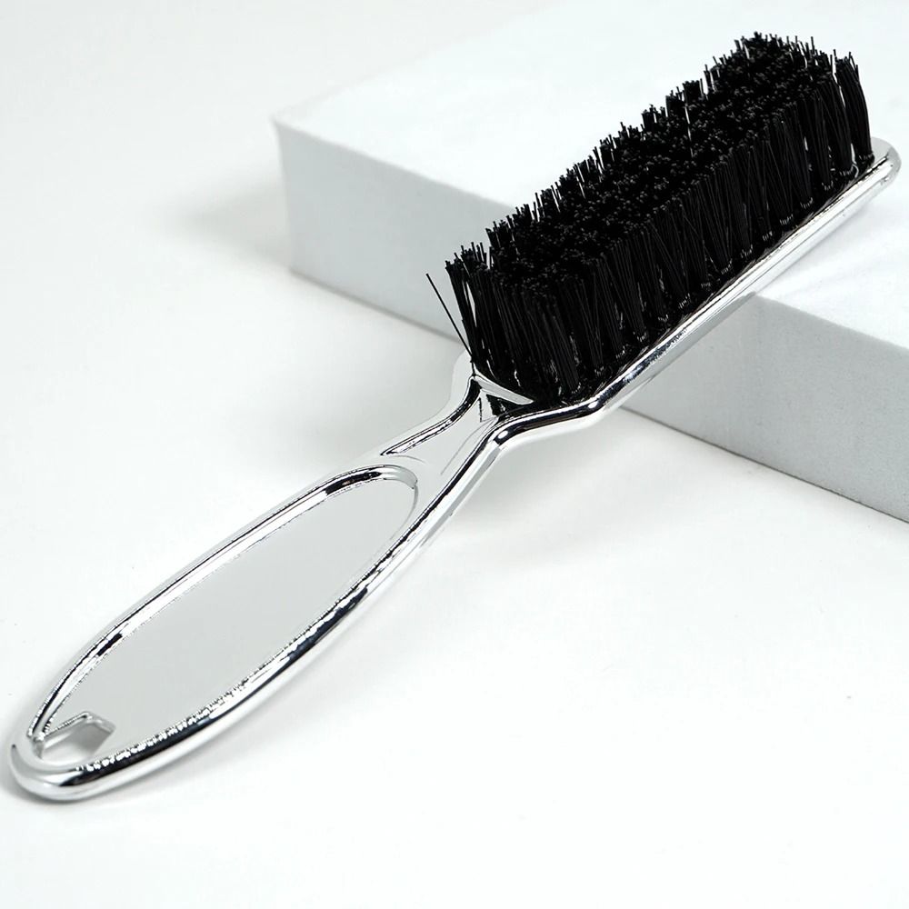 Black Small Beard Styling Brush Professional Shave Beard Brush