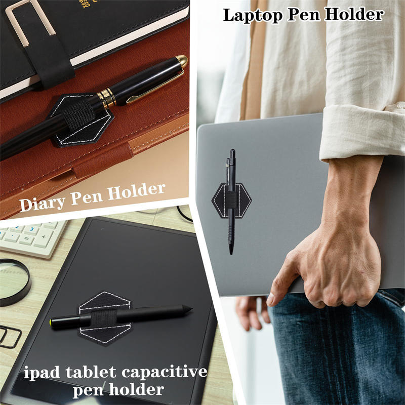 IPad Capacitive Pen Holder, Magnetic attraction Pen Holder, Stationery Organizer, Elastic Band Computer Pen Holder