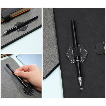 IPad Capacitive Pen Holder, Magnetic attraction Pen Holder, Stationery Organizer, Elastic Band Computer Pen Holder