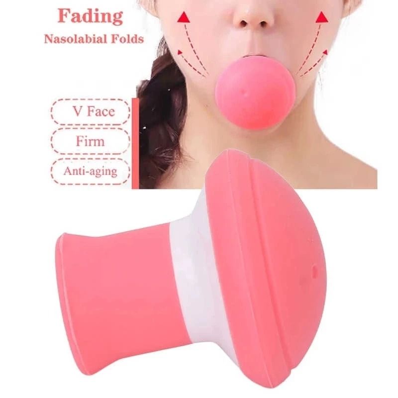 Silica Gel Mouth Jaw Exerciser Slimming Face Lift Tool Chin V Face Lifting Double Thin Wrinkle Removal Exerciser
