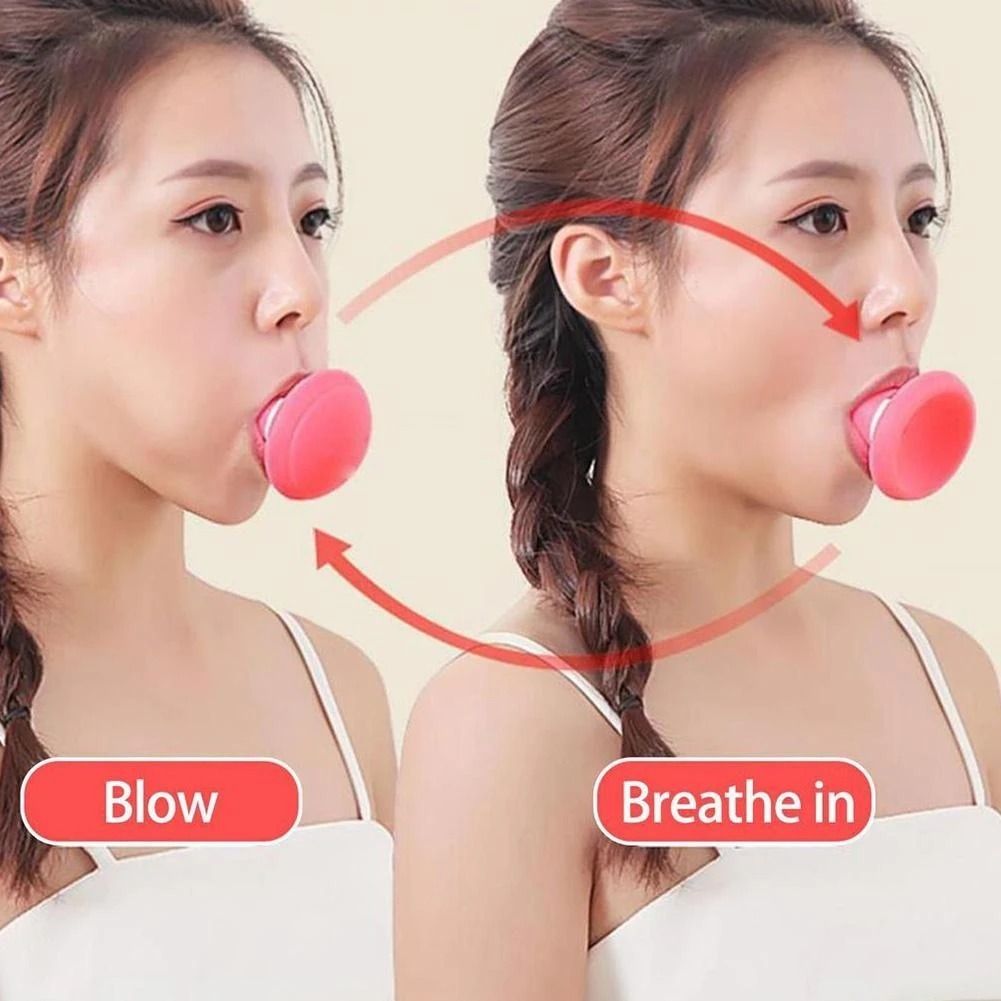 Silica Gel Mouth Jaw Exerciser Slimming Face Lift Tool Chin V Face Lifting Double Thin Wrinkle Removal Exerciser