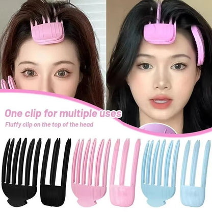 Heatless VolumeLift Curling Clip Set for Natural Root Texture