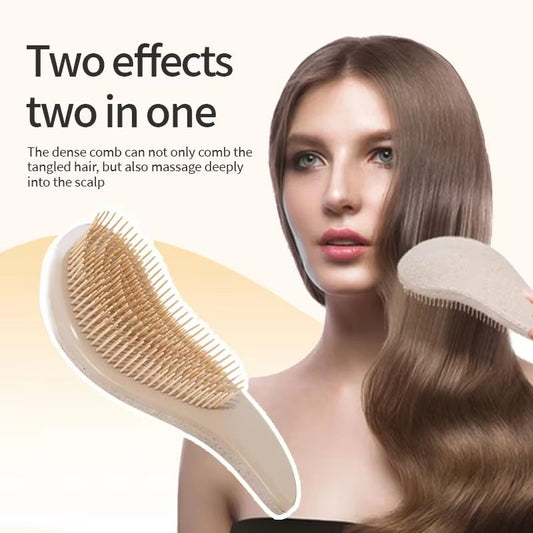 EcoSoft Magic Detangling Hair Brush for Gentle Scalp Massage