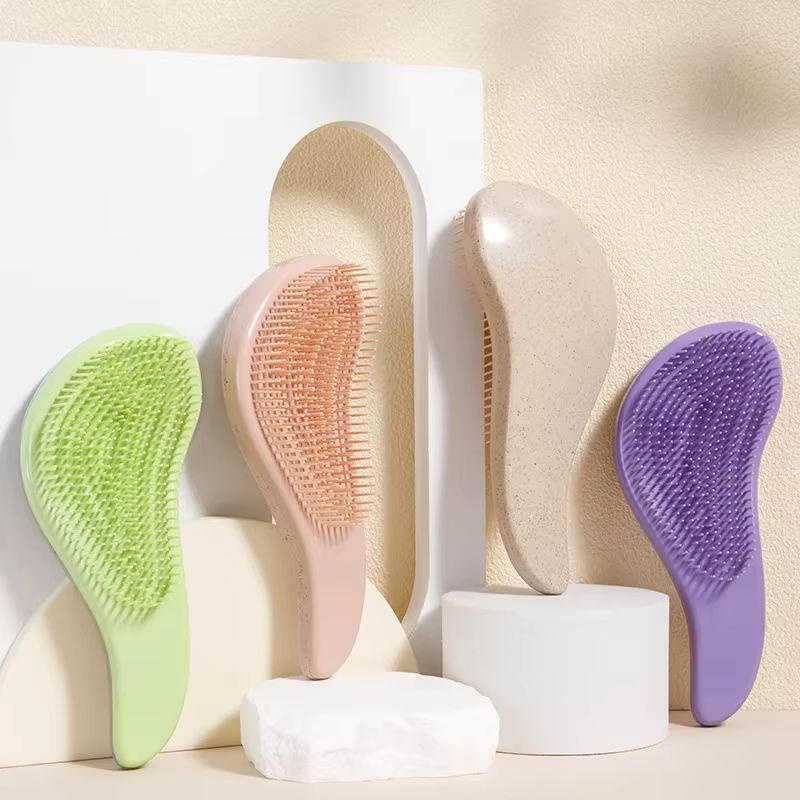 EcoSoft Magic Detangling Hair Brush for Gentle Scalp Massage