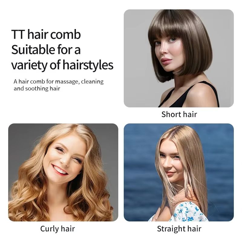 EcoSoft Magic Detangling Hair Brush for Gentle Scalp Massage