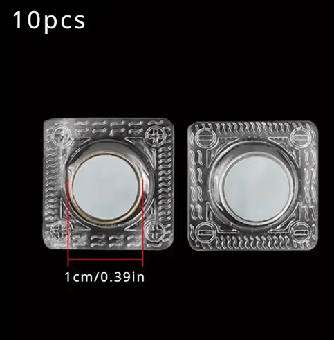 10pcs EasySnap Invisible Magnetic Fasteners for Clothing and DIY Sewing Projects