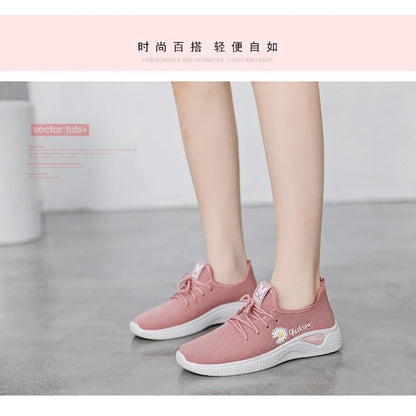 Lightweight Womens Breathable Sneakers Soft Sole Comfortable Casual Shoes