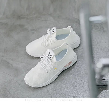 Lightweight Womens Breathable Sneakers Soft Sole Comfortable Casual Shoes