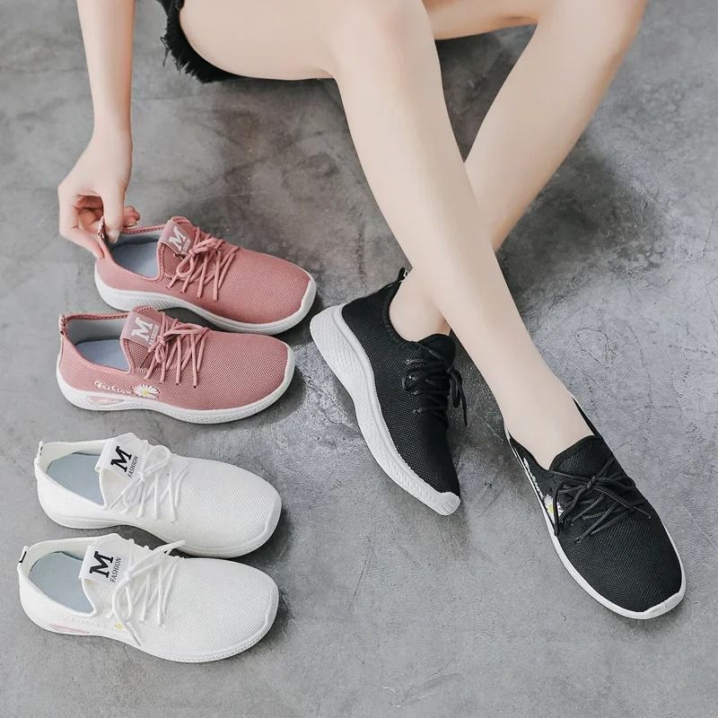Lightweight Womens Breathable Sneakers Soft Sole Comfortable Casual Shoes