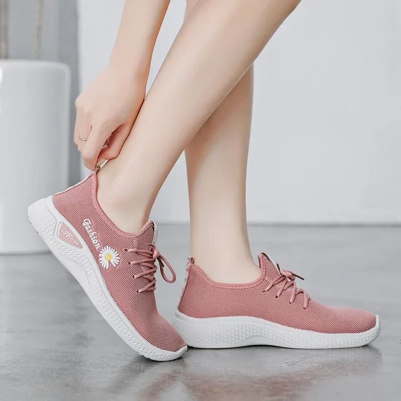 Lightweight Womens Breathable Sneakers Soft Sole Comfortable Casual Shoes