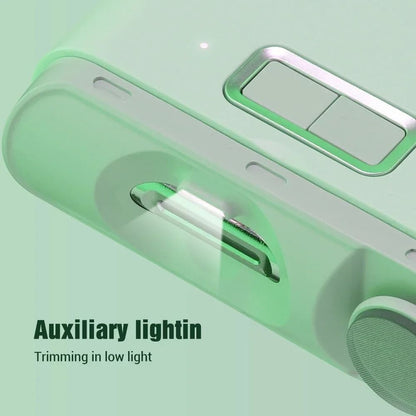 Electric Nail Trimmer with Precision Light