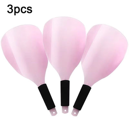 Salon Plastic Haircut Face Shield with Handle