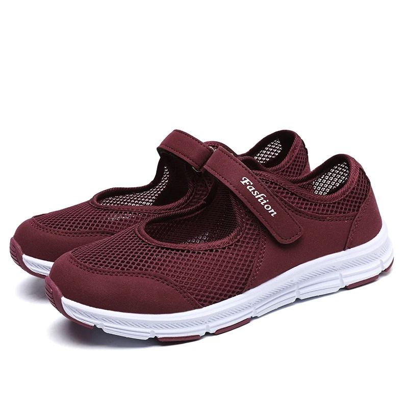 Womens Breathable Vulcanized Walking Shoes – Lightweight Mesh, Slip Resistant, All Day Comfort