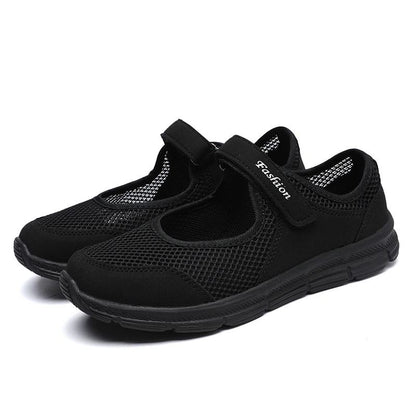 Womens Breathable Vulcanized Walking Shoes – Lightweight Mesh, Slip Resistant, All Day Comfort