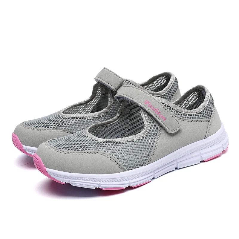 Womens Breathable Vulcanized Walking Shoes – Lightweight Mesh, Slip Resistant, All Day Comfort