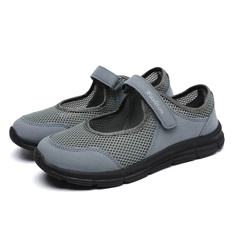 Womens Breathable Vulcanized Walking Shoes – Lightweight Mesh, Slip Resistant, All Day Comfort