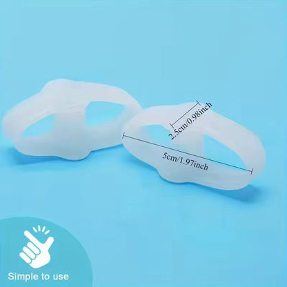 Premium Silicone Toe Spacers – Soft, Durable & Reusable Toe Separators for Foot Comfort