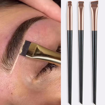 Precision Eyeliner and Eyebrow Brush Set for Flawless Eye Makeup