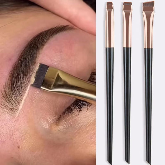 Precision Eyeliner and Eyebrow Brush Set for Flawless Eye Makeup