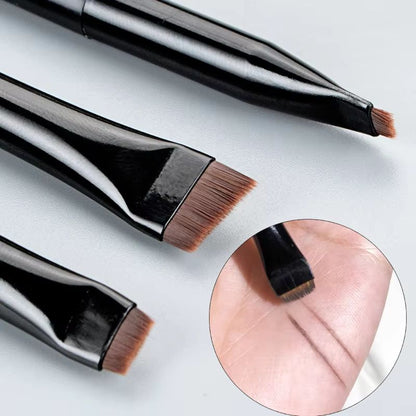 Precision Eyeliner and Eyebrow Brush Set for Flawless Eye Makeup