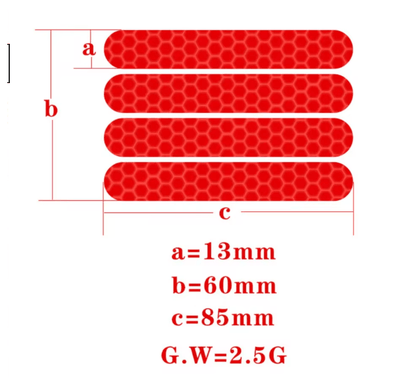Scooter Reflective Safety Stickers