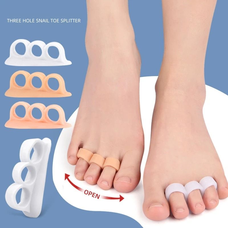 Silicone Toe Separator Support Pads for Hammer Toe and Bunion Alignment
