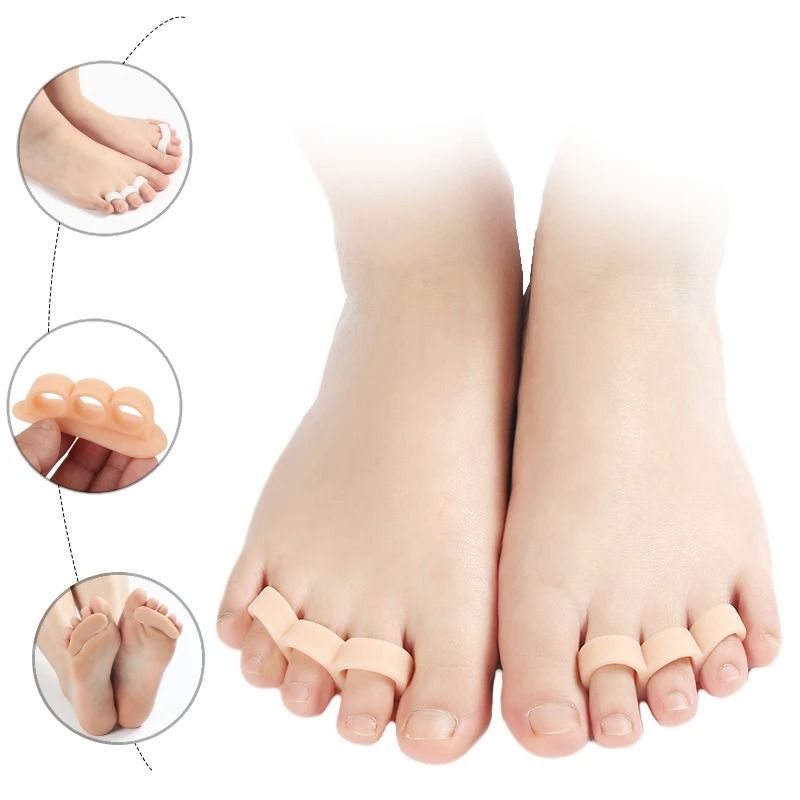 Silicone Toe Separator Support Pads for Hammer Toe and Bunion Alignment