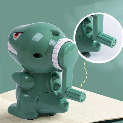 Cartoon Dinosaur Pencil Sharpener Manual Fast Sharpening for Home Office School Use