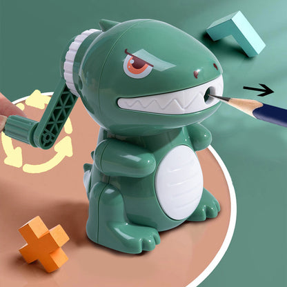 Cartoon Dinosaur Pencil Sharpener Manual Fast Sharpening for Home Office School Use