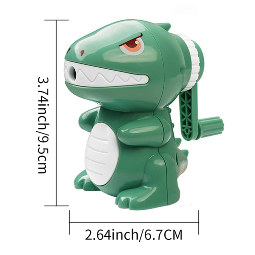 Cartoon Dinosaur Pencil Sharpener Manual Fast Sharpening for Home Office School Use