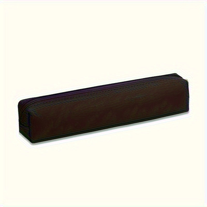 Premium Faux Leather Pencil Case, Mini Makeup Pencil Case Bag, Fashionable & Functional