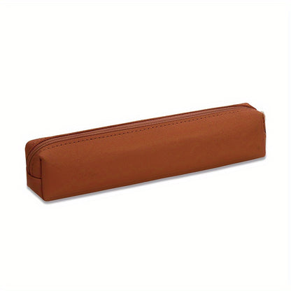 Premium Faux Leather Pencil Case, Mini Makeup Pencil Case Bag, Fashionable & Functional