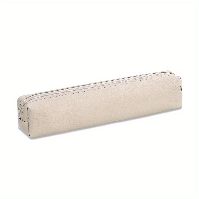 Premium Faux Leather Pencil Case, Mini Makeup Pencil Case Bag, Fashionable & Functional