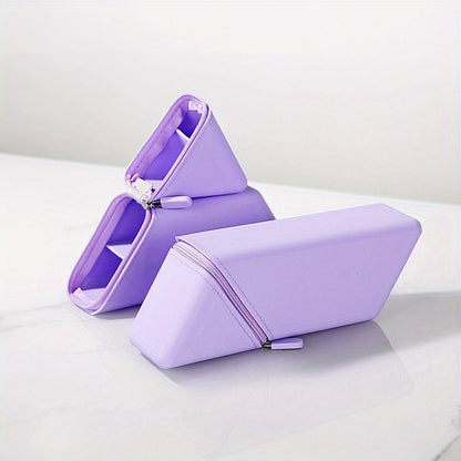 Expandable Pencil Cup, Foldable Silicone Pen Holder for Desk, Portable Organizer Gift for Teachers & Students