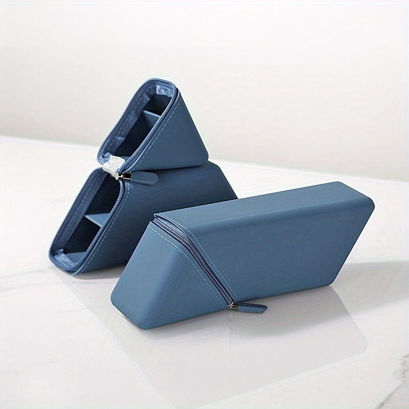 Expandable Pencil Cup, Foldable Silicone Pen Holder for Desk, Portable Organizer Gift for Teachers & Students