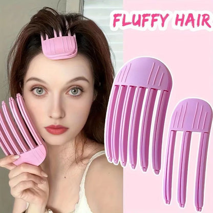 Fluffy Hairpin Curling Bangs Clips – Volumizing Hair Root Clips for Curling and Fixed Shape