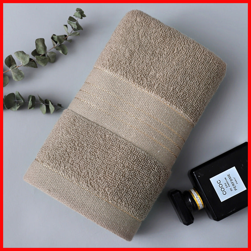Absorbent Jacquard Polyester Cotton Towel, All-Cotton Class A Face and Bath Towel for Adults