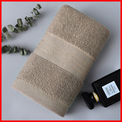 Absorbent Jacquard Polyester Cotton Towel, All-Cotton Class A Face and Bath Towel for Adults