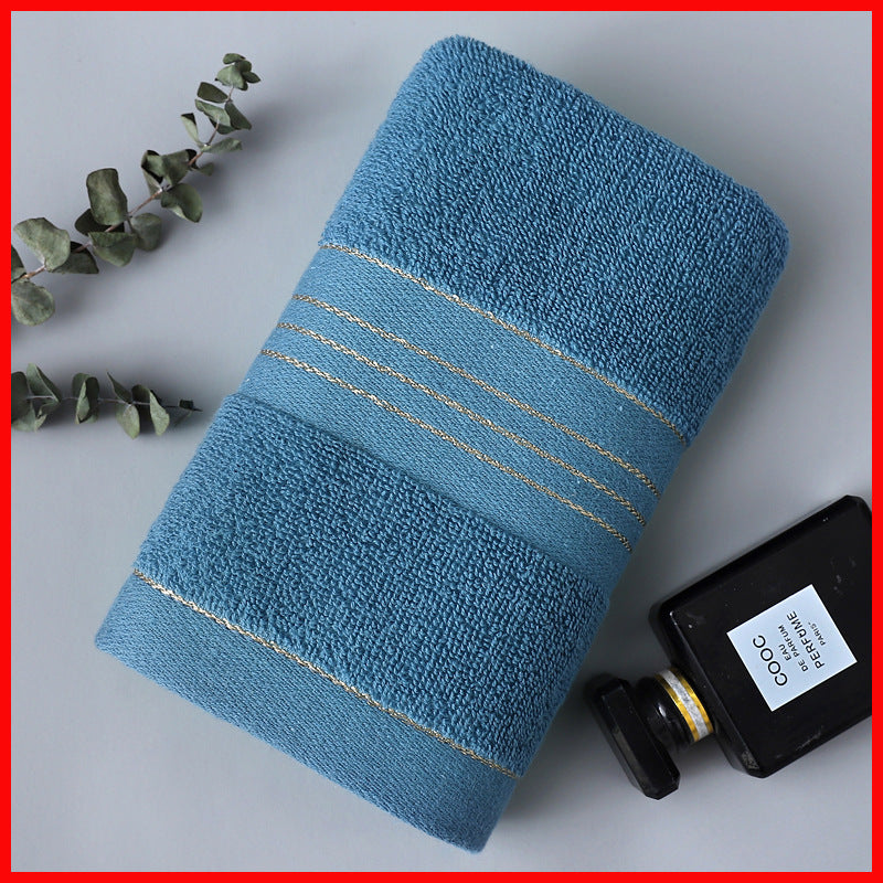 Absorbent Jacquard Polyester Cotton Towel, All-Cotton Class A Face and Bath Towel for Adults