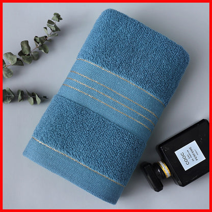 Absorbent Jacquard Polyester Cotton Towel, All-Cotton Class A Face and Bath Towel for Adults
